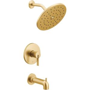 Moen Cia Brushed Nickel M-CORE 3-Series 1-Handle Eco-Performance Tub and Shower Trim Kit, Valve Required, UT3363EPBN(Brushed Gold)