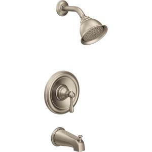 Moen T2113BN Kingsley Posi-Temp Tub and Shower Trim Kit Valve Required, Brushed Nickel(Brushed Nickel)
