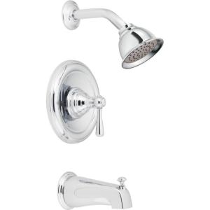 Moen T2113BN Kingsley Posi-Temp Tub and Shower Trim Kit Valve Required, Brushed Nickel(Chrome)