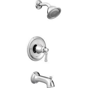Moen T2183BL Dartmoor Posi-Temp tub/Shower, Matte Black(Chrome)