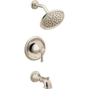 Moen T2313EPNL Belfield Posi-Temp Eco-Performance Tub and Shower Trim Kit, Valve Required, Polished Nickel(Polished Nickel)