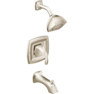 Moen T2693EPNL Voss Posi-Temp Pressure Balancing Eco-Performance Tub and Shower Trim Kit, Valve Required, Polished Nickel