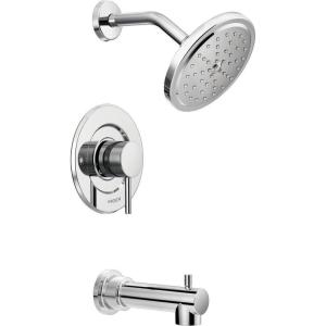 Moen T3293 Align Moentrol Volume Control Modern Tub and Shower Trim Kit, Valve Required, Chrome