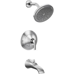 Moen TS2203 Doux Posi-Temp Pressure Balancing Tub and Shower Trim Kit, Valve Required, Chrome(Chrome)