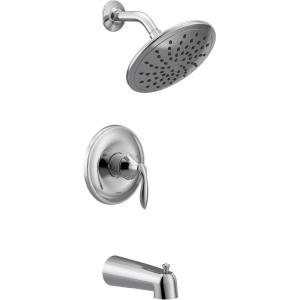 Moen UT2233EP Eva Collection M-CORE 2-Series 1-Handle Tub and Shower Trim Kit, Valve Required, Chrome(Chrome)