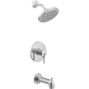 Moen UT2263EPBG CIA Collection M-CORE 2-Series Eco Performance 1-Handle Tub and Shower Trim Kit, Valve Required, Brushed Gold(Chrome)
