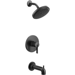Moen UT2263EPBG CIA Collection M-CORE 2-Series Eco Performance 1-Handle Tub and Shower Trim Kit, Valve Required, Brushed Gold(Matte Black)