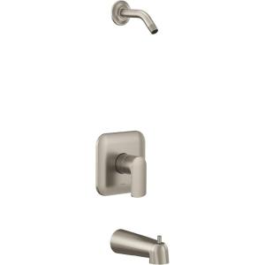 Moen UT2813NHBN Rizon M-CORE 2-Series 1-Handle Tub and Shower Trim Kit, Valve Required, Brushed Nickel(Brushed Nickel)