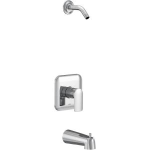 Moen UT2813NHBN Rizon M-CORE 2-Series 1-Handle Tub and Shower Trim Kit, Valve Required, Brushed Nickel(Chrome)
