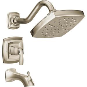 Moen UT3693EPORB Voss M-CORE 3-Series 1-Handle Eco-Performance Tub and Shower Trim Kit, Valve Required, Oil Rubbed Bronze(Polished Nickel)