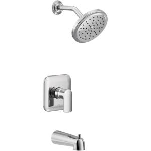Moen UT3813EPBN Align M-CORE 3-Series 1-Handle Eco-Performance Tub and Shower Trim Kit, Valve Required, Chrome(Chrome)