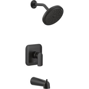 Moen UT3813EPBN Align M-CORE 3-Series 1-Handle Eco-Performance Tub and Shower Trim Kit, Valve Required, Chrome(Matte Black)