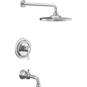 Moen UTS244203EPBL Colinet M-CORE 2-Series 1-Handle Tub and Shower Trim Kit, Valve Required, Matte Black(Chrome)