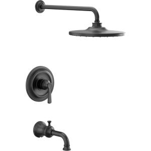 Moen UTS244203EPBL Colinet M-CORE 2-Series 1-Handle Tub and Shower Trim Kit, Valve Required, Matte Black(Matte Black)