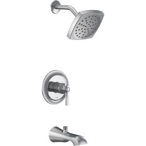 Moen UTS2913EPBG Flara M-CORE 2-Series 1-Handle Tub and Shower Trim Kit, Valve Required, Brushed Gold(Chrome)