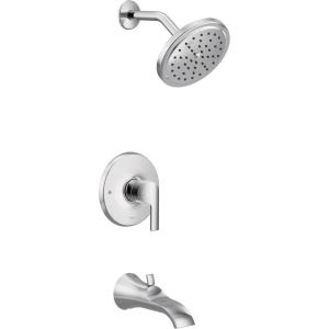 Moen UTS3203 Doux M-CORE 3-Series 1-Handle Tub and Shower Trim Kit, Valve Required, Chrome