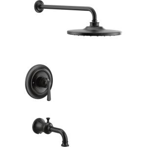 Moen UTS344303EPBG Colinet M-CORE 3-Series 1-Handle Eco-Performance Tub and Shower Trim Kit, Valve Required, Brushed Gold(Matte Black)