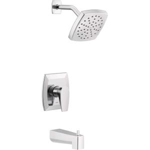 Moen UTS3773EP Via M-CORE 3-Series 1-Handle Eco-Performance Tub and Shower Trim Kit, Valve Required, Chrome(Chrome)