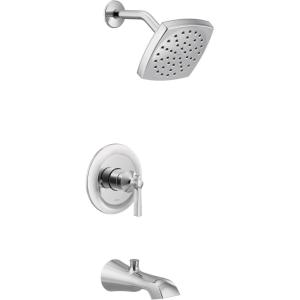 Moen UTS3913EPNL Flara M-CORE 3-Series 1-Handle Eco-Performance Tub and Shower Trim Kit, Valve Required, Polished Nickel(Chrome)