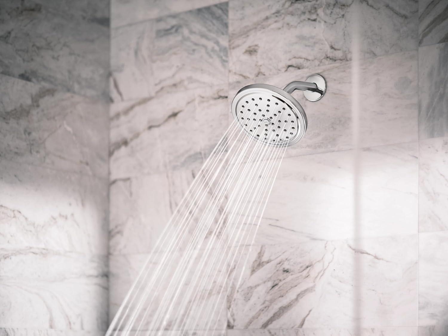 image:imageMoen UTS3203BN Doux MCORE 3Series 1Handle Tub and Shower Trim Kit Valve Required Brushed NickelChrome