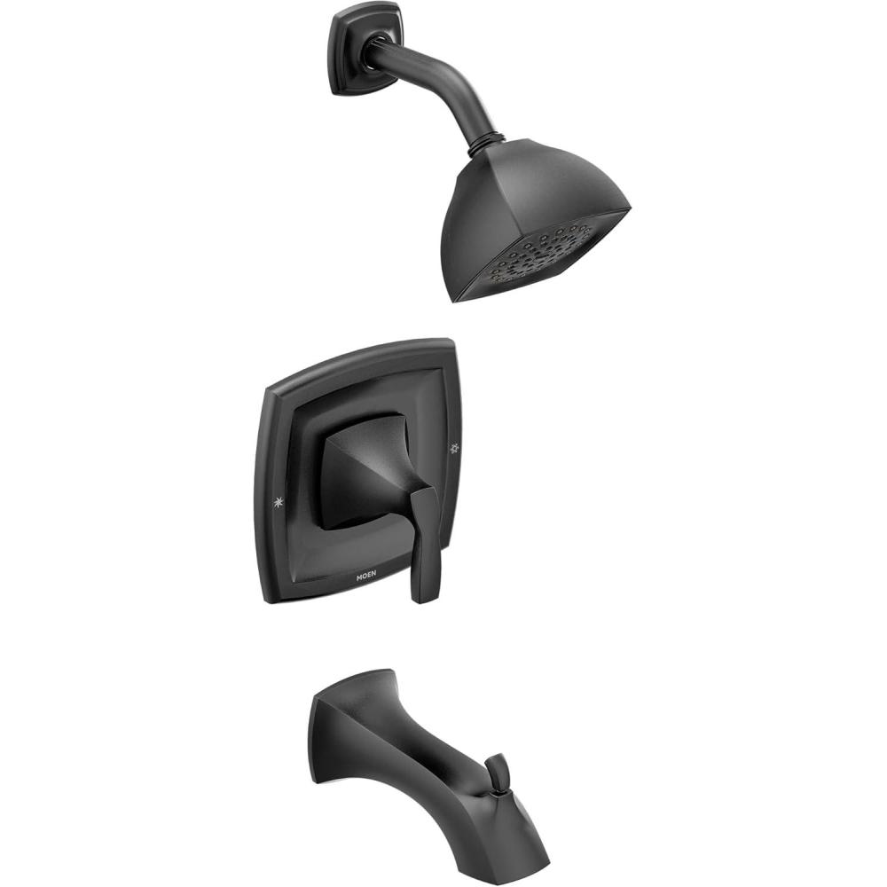 image:imageMoen T2693EPBLVoss PosiTemp Pressure Balancing EcoPerformance Tub and Shower Trim Kit Valve Required