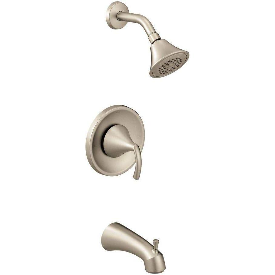 image:imageMoen T2743BN Glyde PosiTemp TubShower Faucet Brushed NickelBrushed Nickel