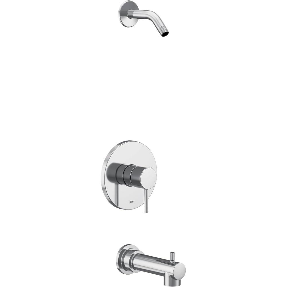 image:imageMoen UT2193NHBG Align MCORE 3Series 1Handle Tub and Shower Trim Kit Valve Required Brushed GoldChrome