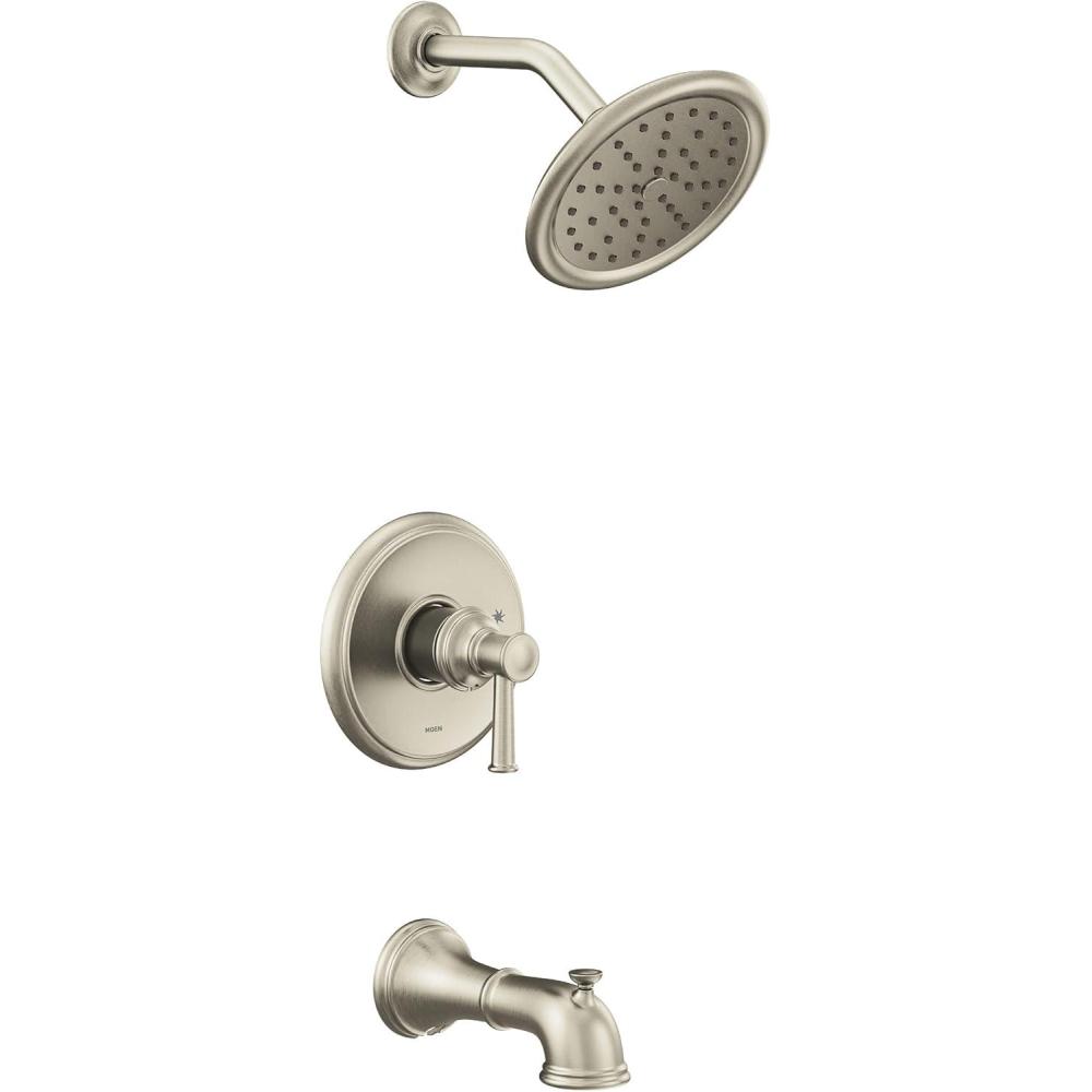 image:imageMoen UT2313EPORB Belfield MCORE 2Series 1Handle Tub and Shower Trim Kit Valve Required Oil Rubbed BronzeBrushed Nickel