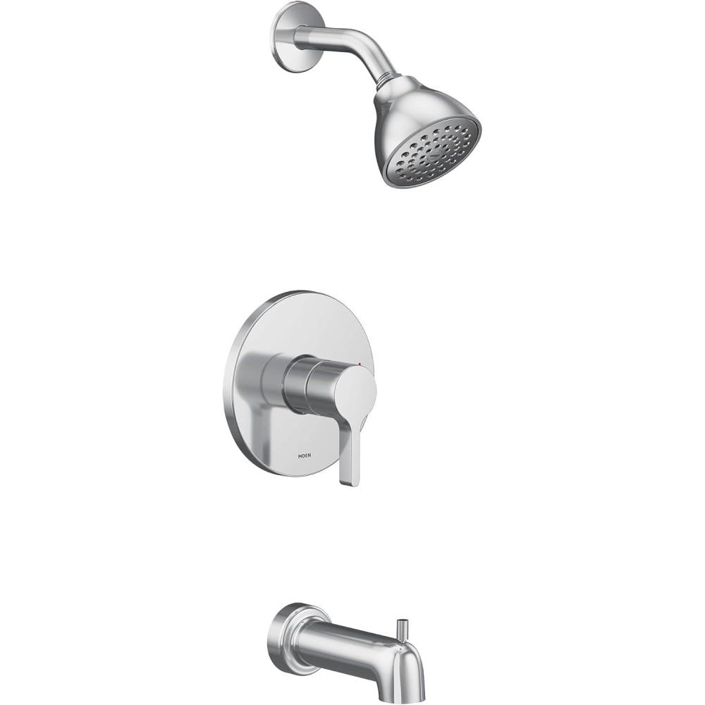 image:imageMoen UT2663EP Vichy MCORE 2Series 1Handle Tub and Shower Trim Kit Valve Required Chrome