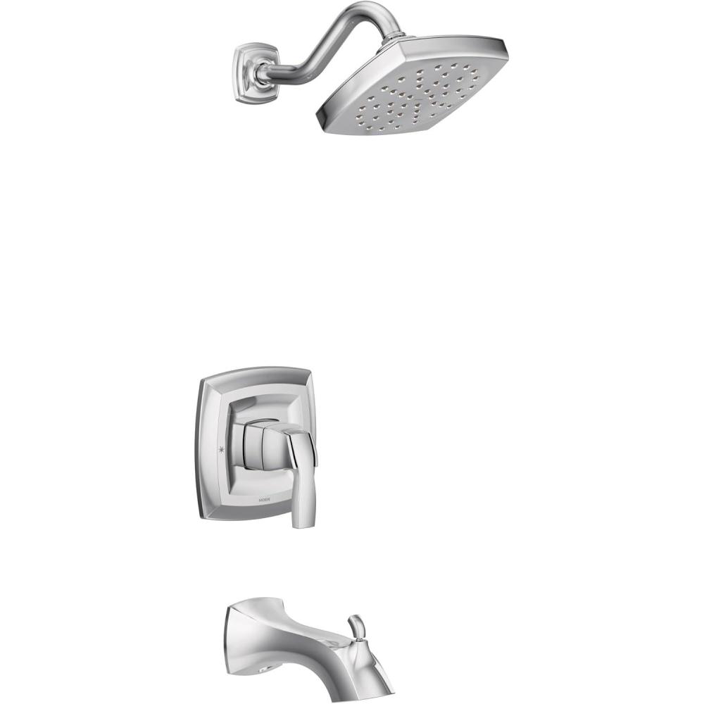 image:imageMoen UT3693 Voss MCORE 3Series 1Handle Tub and Shower Trim Kit Valve Required Chrome