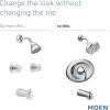 Moen T2137EP Eva Posi-Temp Eco-Performance Tub and Shower Trim Kit, Valve Required, Chrome(Oil Rubbed Bronze)