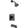 Moen UT2813EPBL Rizon M-CORE 2-Series 1-Handle Tub and Shower Trim Kit, Valve Required, Matte Black(Matte Black)