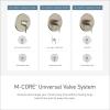 Moen UT3293BG Align M-CORE 3-Series 1-Handle Tub and Shower Trim Kit, Valve Required, Brushed Gold(Brushed Gold)