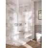 Moen UTS3203BN Doux M-CORE 3-Series 1-Handle Tub and Shower Trim Kit, Valve Required, Brushed Nickel(Chrome)