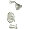 Moen 82733SRN Posi-Temp Pressure Balanced Tub and Shower Trim, Spot Resist Brushed Nickel