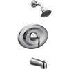 Moen T2137EP Eva Posi-Temp Eco-Performance Tub and Shower Trim Kit, Valve Required, Chrome(Chrome)
