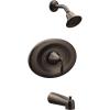 Moen T2137EP Eva Posi-Temp Eco-Performance Tub and Shower Trim Kit, Valve Required, Chrome(Oil Rubbed Bronze)