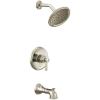 Moen UT2313EPORB Belfield M-CORE 2-Series 1-Handle Tub and Shower Trim Kit, Valve Required, Oil Rubbed Bronze(Polished Nickel)