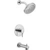 Moen UT3293BG Align M-CORE 3-Series 1-Handle Tub and Shower Trim Kit, Valve Required, Brushed Gold(Chrome)