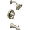 Moen Wynford Oil Rubbed Bronze Posi-Temp Tub and Shower Trim Kit Valve Required, T4503ORB(Brushed Nickel)