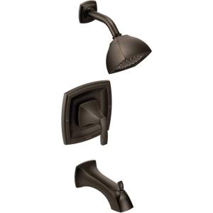 Moen T2693EPORB Voss Posi-Temp Pressure Balancing Eco-Performance Tub and Shower Trim Kit, Valve Required, Oil Rubbed Bronze