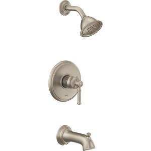 Moen UT2183EPBN Dartmoor M-CORE 2-Series 1-Handle Tub and Shower Trim Kit, Valve Required, Brushed Nickel(Brushed Nickel)
