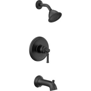 Moen UT2183EPBN Dartmoor M-CORE 2-Series 1-Handle Tub and Shower Trim Kit, Valve Required, Brushed Nickel(Matte Black)