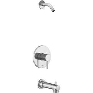 Moen UT2193NHBG Align M-CORE 3-Series 1-Handle Tub and Shower Trim Kit, Valve Required, Brushed Gold(Chrome)