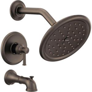 Moen UT2313EPORB Belfield M-CORE 2-Series 1-Handle Tub and Shower Trim Kit, Valve Required, Oil Rubbed Bronze(Oil Rubbed Bronze)