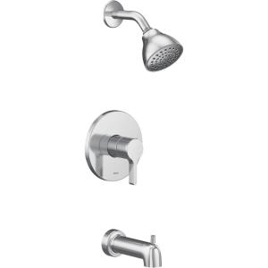 Moen UT2663EP Vichy M-CORE 2-Series 1-Handle Tub and Shower Trim Kit, Valve Required, Chrome