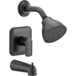 Moen UT2813EPBL Rizon M-CORE 2-Series 1-Handle Tub and Shower Trim Kit, Valve Required, Matte Black(Matte Black)