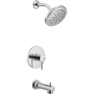 Moen UT3293BG Align M-CORE 3-Series 1-Handle Tub and Shower Trim Kit, Valve Required, Brushed Gold(Chrome)