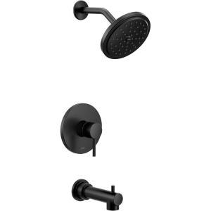 Moen UT3293BG Align M-CORE 3-Series 1-Handle Tub and Shower Trim Kit, Valve Required, Brushed Gold(Matte Black)