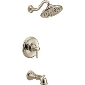 Moen UT3313NL Belfield M-CORE 3-Series 1-Handle Tub and Shower Trim Kit, Valve Required, Polished Nickel